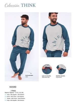 PIJAMA INVIERNO HOMBRE 593089390089 PIJAMA INVIERNO HOMBRE 593089390089