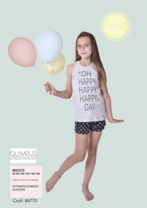 PIJAMA NINA VERANO 22272