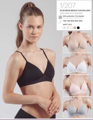 Sosten colors rosa y gris r 207 Sosten colors rosa y gris r 207