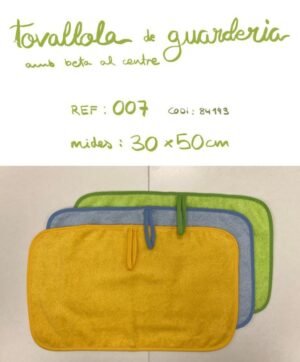 Tovallola de guarderia 30x50 007 Tovallola de guarderia 30x50 007