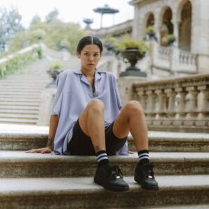 Mitjó American Socks Ankle High Back in Black