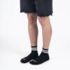 Mitjo American Socks Ankle High Back in Black 5