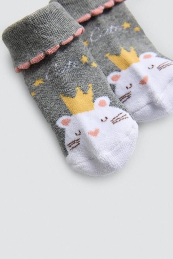 Mitjó bebè tèrmic antilliscant pack de 2 52866