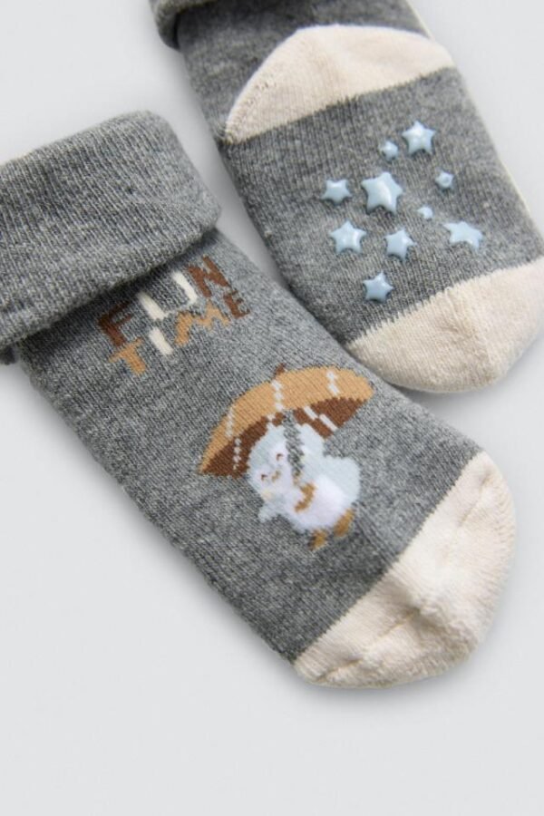 Mitjó bebè tèrmic antilliscant pack de 2 52873