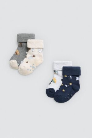 Mitjó bebè tèrmic antilliscant pack de 2 52873