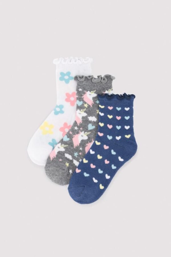 Mitjó turmell nena pack de 3 32588