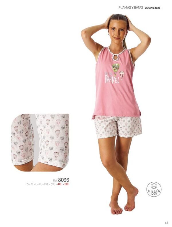Pijama tirant ample 8036
