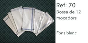 Mocador a granel sr  fons blanc 70