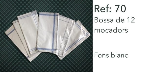 Mocador a granel sr  fons blanc 70