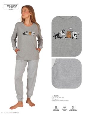 Pijama sra m/ll 80057