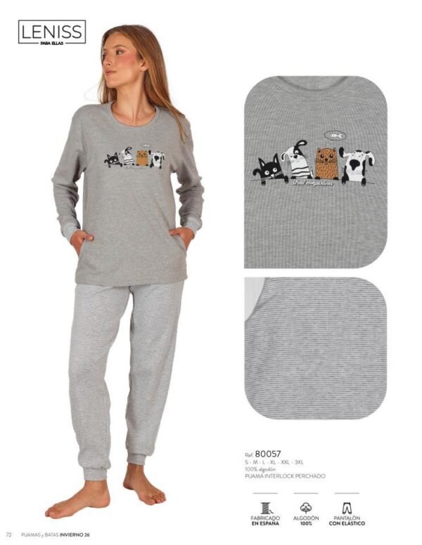 Pijama sra m/ll 80057